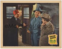 5m423 CHASING DANGER LC 1939 reporter Preston Foster with Wally Vernon & man wearing fez!