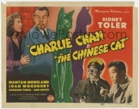 5m042 CHINESE CAT TC 1944 Sidney Toler as Charlie Chan, Benson Fong, Mantan Moreland, Joan Woodbury
