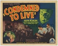 5m045 CONDEMNED TO LIVE TC 1935 Ralph Morgan, Maxine Doyle, vampire murder mystery, ultra rare!