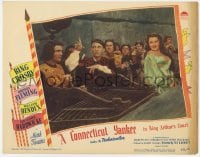 5m434 CONNECTICUT YANKEE IN KING ARTHUR'S COURT LC #7 1949 Bing Crosby, Rhonda Fleming, Mark Twain!