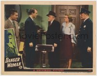 5m452 DANGER WOMAN LC #8 1946 Don Porter, Brenda Joyce, Milburn Stone, too dangerous to touch!
