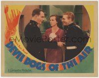 5m467 DEVIL DOGS OF THE AIR LC 1935 Margaret Lindsay between Pat O'Brien & smiling James Cagney!