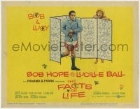 5m086 FACTS OF LIFE TC 1961 Bob Hope in his underwear & Lucille Ball undressed behind screen!