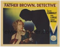 5m494 FATHER BROWN, DETECTIVE LC 1935 great c/u of Gertrude Michael being shown jewels by shadow!
