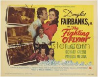5m094 FIGHTING O'FLYNN TC 1949 suave swashbuckler Douglas Fairbanks, Jr. & pretty Helena Carter!