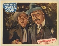 5m535 GOLDEN EYE LC #3 1948 c/u of Roland Winters as Charlie Chan with Sen Yung as Tommy Chan!