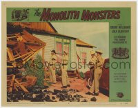 5m623 MONOLITH MONSTERS LC #2 1957 Grant Williams & police looking at house crushed by monsters!