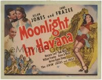 5m202 MOONLIGHT IN HAVANA TC 1942 Allan Jones, Jane Frazee, Frawley, full-length sexy showgirl!