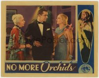 5m637 NO MORE ORCHIDS LC 1932 Lyle Talbot between beautiful Carole Lombard & Louise Closser Hale!