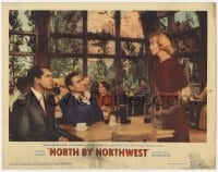 5m642 NORTH BY NORTHWEST LC #7 1959 Mt. Rushmore tourists Cary Grant, James Mason & Eva Marie Saint