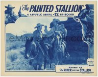 5m656 PAINTED STALLION chapter 2 LC 1937 Charles King w/gun on Crash Corrigan, Rider of the Stallion