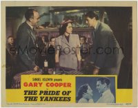 5m673 PRIDE OF THE YANKEES LC 1942 Gary Cooper as Lou Gehrig by wife Teresa Wright, Walter Brennan