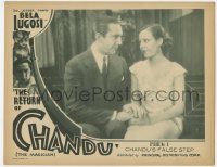 5m686 RETURN OF CHANDU chapter 6 LC 1934 c/u of Bela Lugosi & pretty woman, Chandu's False Step!