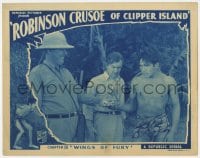 5m696 ROBINSON CRUSOE OF CLIPPER ISLAND chapter 10 LC 1936 barechested Ray Mala, Wings of Fury!