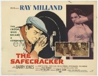 5m248 SAFECRACKER TC 1958 art of master thief Ray Milland, who became a World War II commando!