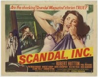 5m251 SCANDAL INC. TC 1956 Robert Hutton, are the shocking Scandal Magazine stories true!