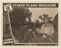 5m707 SCARLET HORSEMAN chapter 12 LC 1946 Paul Guilfoyle on horseback, Staked Plains Massacre!