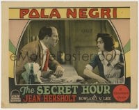 5m713 SECRET HOUR LC 1928 pretty waitress Pola Negri glares at burly Christian J. Frank!
