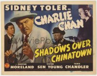 5m257 SHADOWS OVER CHINATOWN TC 1946 Sidney Toler as detective Charlie Chan, Mantan Moreland!