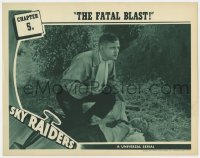 5m722 SKY RAIDERS chapter 5 LC 1941 Donald Woods, Universal airplane serial, The Fatal Blast!