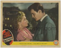 5m726 SOMEWHERE I'LL FIND YOU LC 1942 Robert Sterling can tell Lana Turner is in love with Gable!