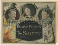 5m276 STORM TC 1922 portraits of House Peters, Matt Moore & Virginia Valli, plus rescue art, rare!