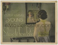 5m278 STRAIGHT FROM PARIS TC 1921 great c/u of Clara Kimball Young looking in mirror, ultra rare!