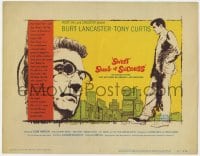 5m283 SWEET SMELL OF SUCCESS TC 1957 Burt Lancaster as J.J. Hunsecker, Tony Curtis as Sidney Falco!