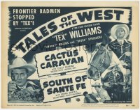 5m286 TALES OF THE WEST TC 1950 Tex Williams in both Cactus Caravan & South of Santa Fe!