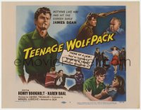 5m290 TEENAGE WOLF PACK TC 1957 Horst Buchholz as Henry Bookholt, out of control German teens!