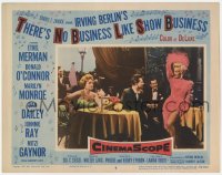 5m763 THERE'S NO BUSINESS LIKE SHOW BUSINESS LC #6 1954 Donald O'Connor watches sexy Marilyn Monroe