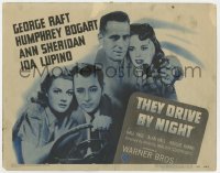5m296 THEY DRIVE BY NIGHT TC R1948 Humphrey Bogart, George Raft, Ann Sheridan, Ida Lupino