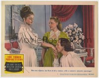 5m771 THREE MUSKETEERS LC #4 1948 June Allyson watches Gene Kelly kiss Angela Lansbury's hand!