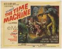 5m305 TIME MACHINE TC 1960 H.G. Wells, Rod Taylor, Yvette Mimieux, cool Reynold Brown sci-fi art!