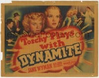 5m310 TORCHY PLAYS WITH DYNAMITE TC 1939 female detective Jane Wyman, Sheila Bromley, Allen Jenkins
