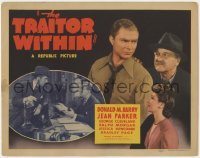 5m312 TRAITOR WITHIN TC 1942 Don Red Barry, Jean Parker, mayor gets blackmailed!