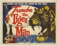 5m313 TROMBA THE TIGER MAN TC R1952 women & tigers fell under his evil spell, great circus images!