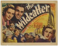 5m331 WILDCATTER TC 1937 Scott Colton, pretty Jean Rogers, black gold, gushing oil border art!