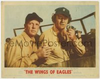 5m811 WINGS OF EAGLES LC #8 1957 Air Force Commander John Wayne close up with Dan Dailey!