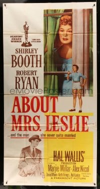 5p592 ABOUT MRS. LESLIE 3sh 1954 Shirley Booth, Robert Ryan, the man she never quite married!