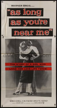 5p610 AS LONG AS YOU'RE NEAR ME 3sh 1956 Maria Schell strangely lived her love-life twice!