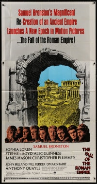 5p694 FALL OF THE ROMAN EMPIRE roadshow 3sh 1964 Anthony Mann's all-star epic of Ancient Rome!