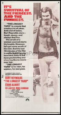 5p795 LONGEST YARD int'l 3sh 1974 Robert Aldrich prison football sports comedy, Burt Reynolds!