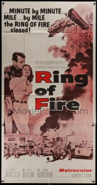 5p870 RING OF FIRE 3sh 1961 it closes on David Janssen & Joyce Taylor minute by minute!