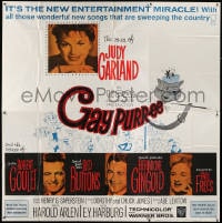 5p086 GAY PURR-EE 6sh 1962 Judy Garland, Robert Goulet, Red Buttons, cartoon cats!