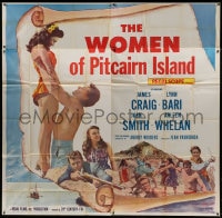 5p113 WOMEN OF PITCAIRN ISLAND 6sh 1957 James Craig, Lynn Bari, South Seas, Mutiny on the Bounty!