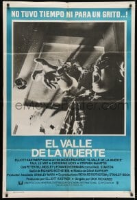 5p439 DEATH VALLEY Argentinean 1982 Paul Le Mat, cool sci-fi image, not even a scream escapes!