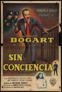 5p448 ENFORCER Argentinean 1951 Humphrey Bogart as the District Attorney fighting Murder Inc!