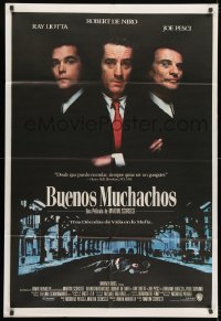 5p464 GOODFELLAS Argentinean 1990 Robert De Niro, Joe Pesci, Ray Liotta, Martin Scorsese classic!