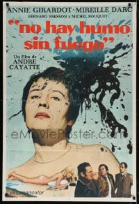 5p474 IL N'Y A PAS DE FUMEE SANS FEU Argentinean 1973 different art of top stars & sexy naked girl!